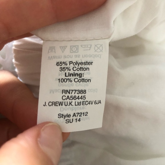 J. Crew Laser-Cut Poplin Midi Skirt - Picture 5 of 9